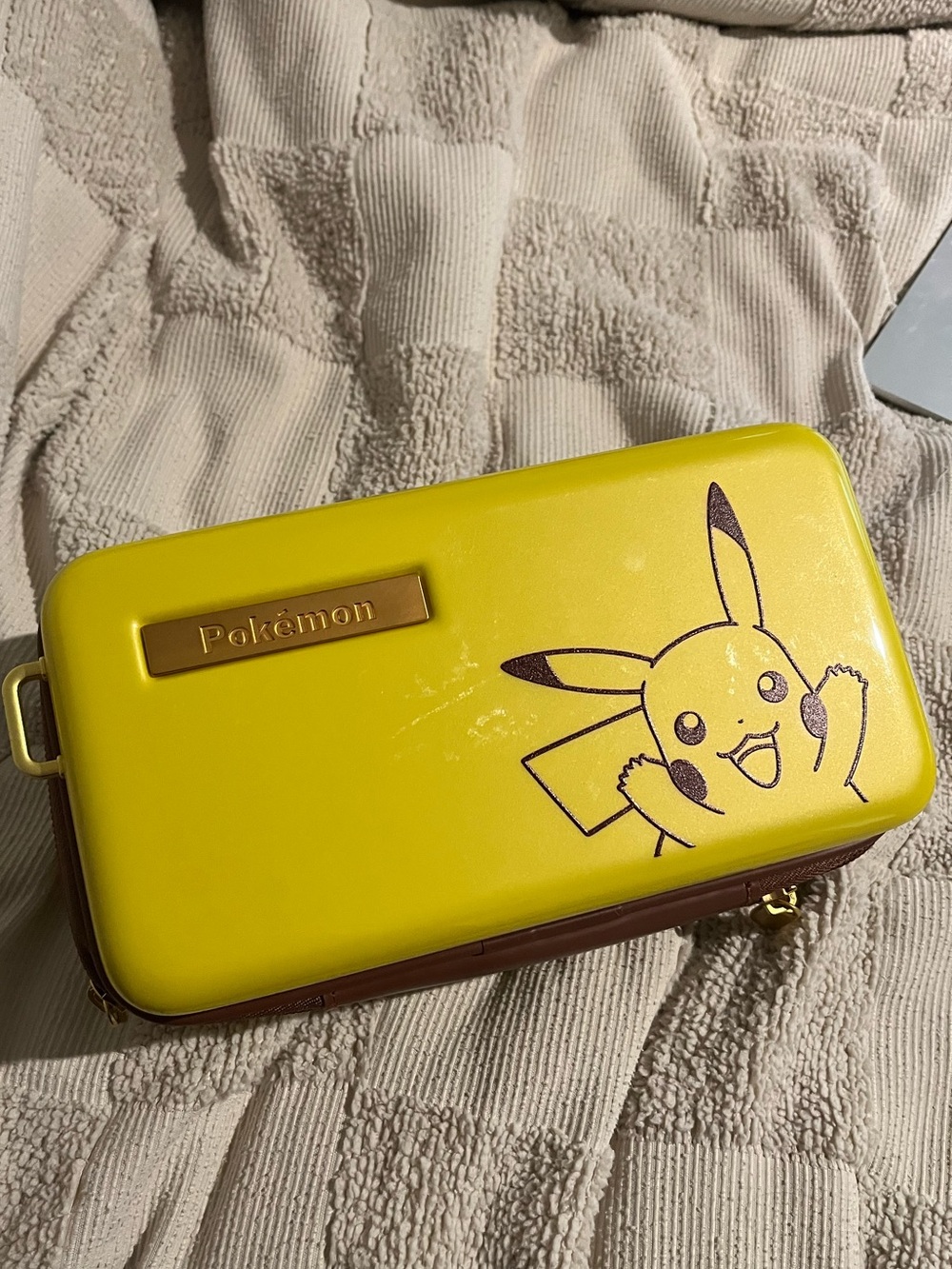 Pokémon Pikachu Yellow Snack Case brand new from Japan